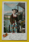 Preview: Ansichtskarte AK Genf / Tracht / 1902 / Verkäuferin am Gemüsestand